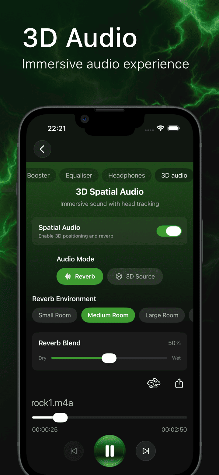 3D audio feature
